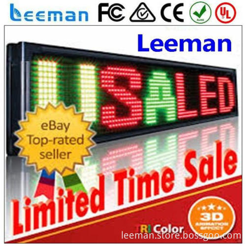 led display outdoor 20mm Shenzhen Leeman LED portable led sign board
